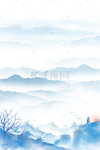 中国古风水墨竖版背景图片_中国古风水墨竖版背景素材图片_千库网