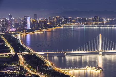 城市夜景摄影图片-城市夜景摄影作品-千库网
