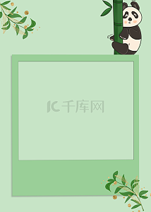 熊猫背景图片_熊猫背景素材图片_千库网