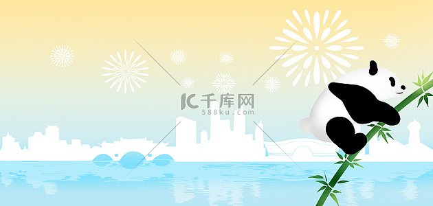 熊猫背景图片_熊猫背景素材图片_千库网