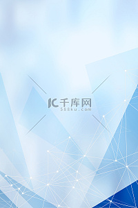 蓝色庄重几何背景图片_蓝色庄重几何背景素材图片_千库网