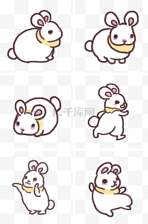 抖音比心兔兔图标图片-抖音比心兔兔图标图片素材免费下载-千库网