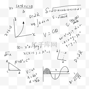 数学公式壁纸图片-数学公式壁纸图片素材免费下载-千库网