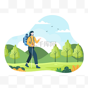 步行图片-步行图片素材免费下载-千库网