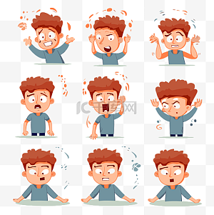 表达卡通图片-表达卡通图片素材免费下载-千库网