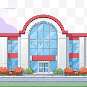 学校玻璃门图片-学校玻璃门图片素材免费下载-千库网